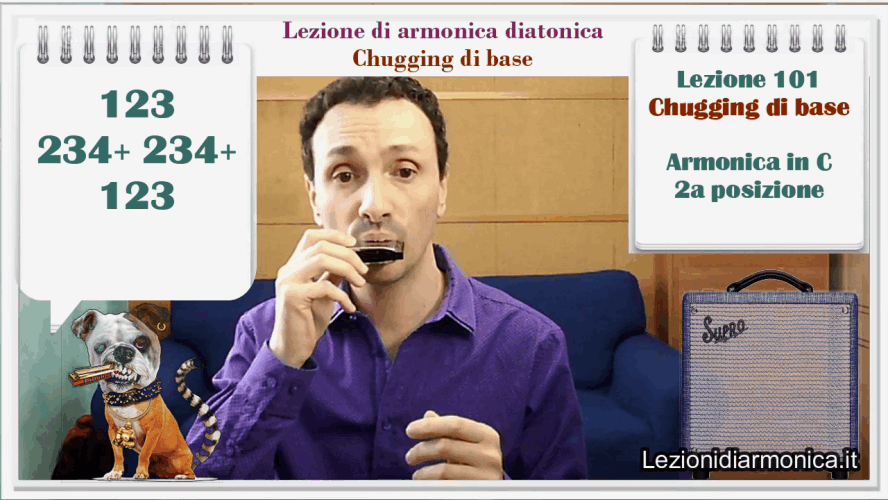 Lezione di armonica 101 - Imparare a suonare chugging, ovvero accordi e melodie insieme