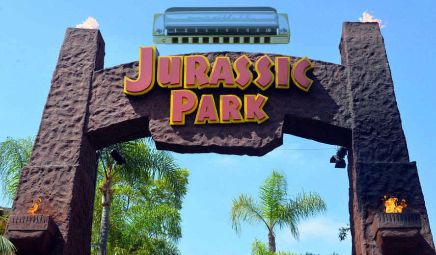 Jurassic Park per armonica - logo