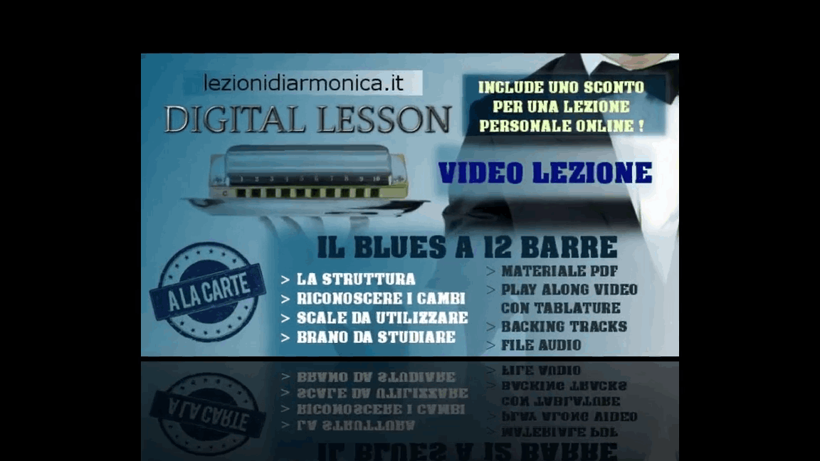 Scuola di armonica online - lezione 101 - Il blues a 12 barre e come suonarlo