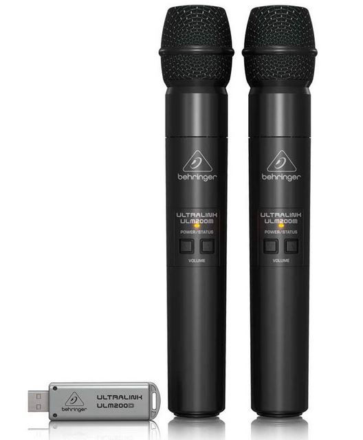Kit microfoni wireless usb per cassa attiva